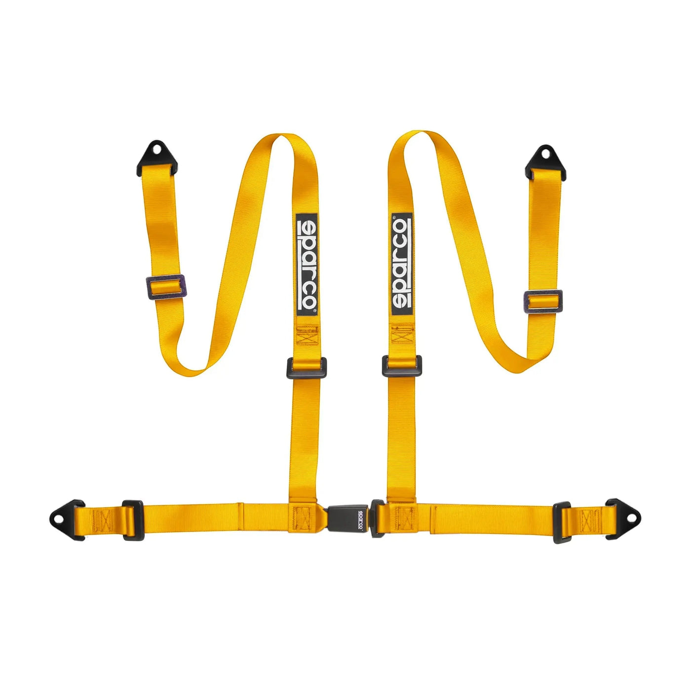 Sparco 4-Point Racing Seat Harness (Orange)