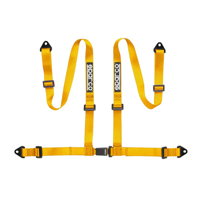 Sparco 4-Point Racing Seat Harness (Orange)