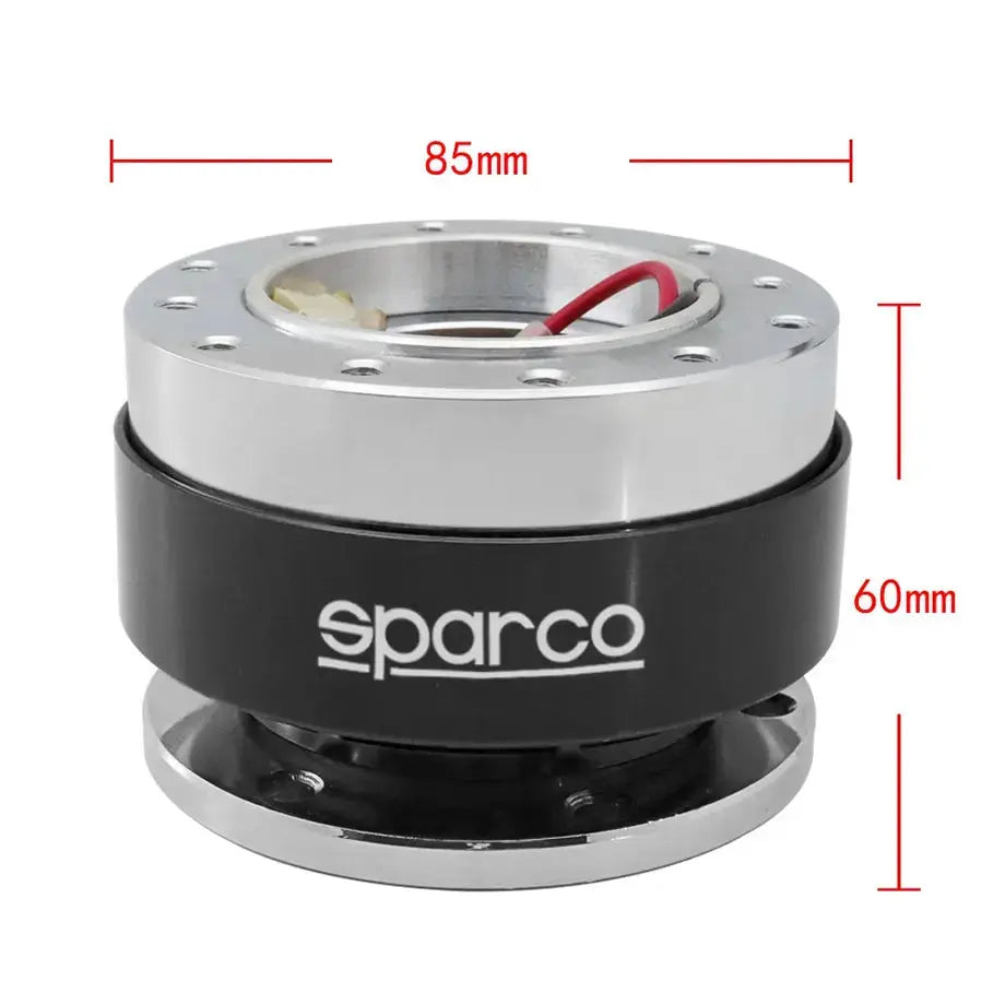Sparco Quick Release Steering Wheel Hub Kit (Black)
