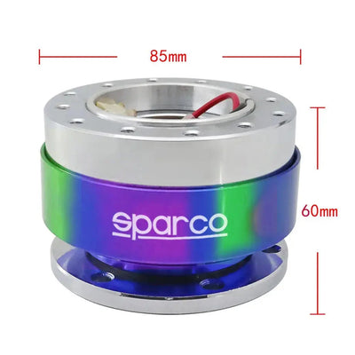 Sparco Quick Release Steering Wheel Hub Kit (Neo Chrome)