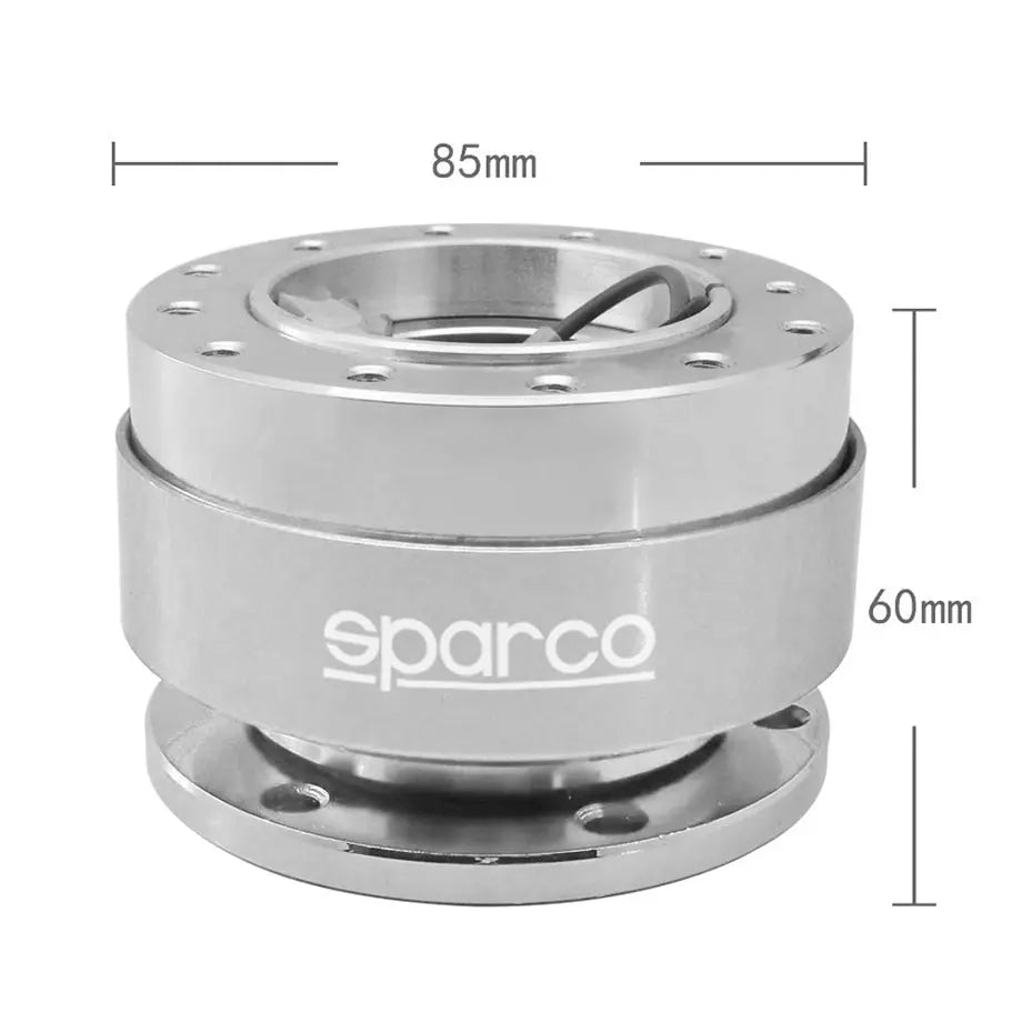 Sparco Quick Release Steering Wheel Hub Kit (Silver)
