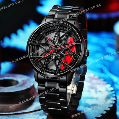 Sports Car Rim Wheel Watch - BM M8 Spinning Face