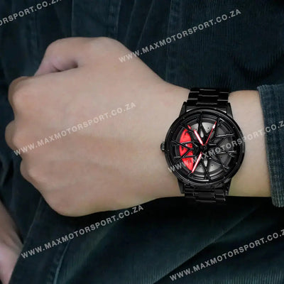 Sports Car Rim Wheel Watch - BM M8 Spinning Face