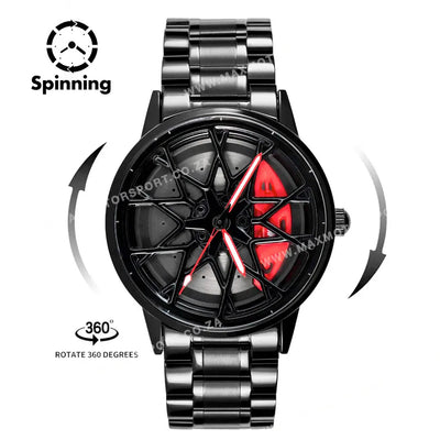 Sports Car Rim Wheel Watch - BM M8 Spinning Face