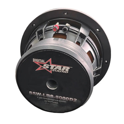 Star Sound 8" SSW-8-8000D2 DVC D2 Subwoofer (8000W)