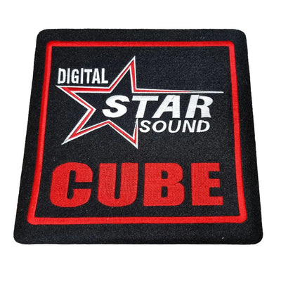 Star Sound Cube Series 10″ Compact Subwoofer Enclosure with Built-In Amplifier - 300W RMS