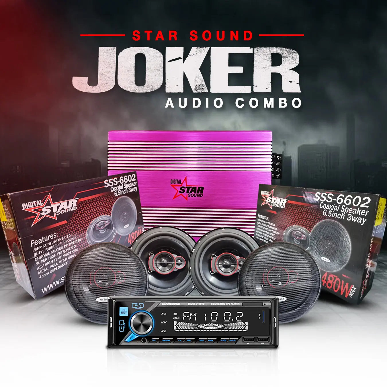 Star Sound Joker Audio Combo