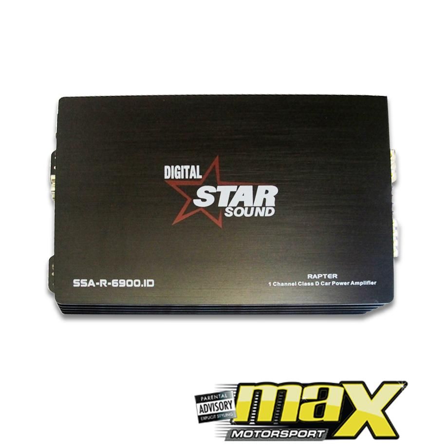 Star Sound SSA-R-6900.1 Rapter Series Monoblock Amplifier- 6900W