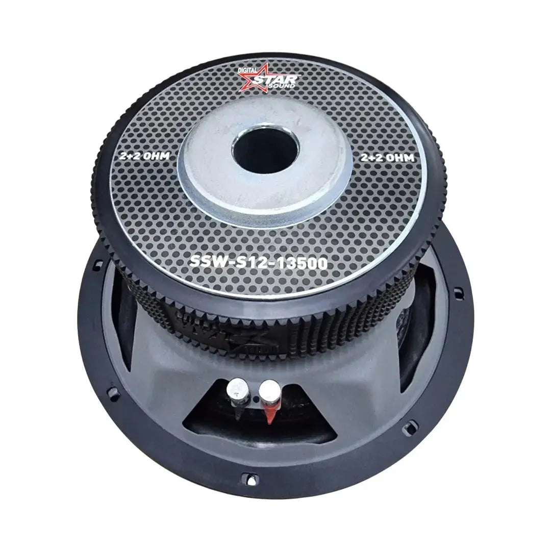 Star Sound SSW-S12-13500D2 12" Grey Cone D2 DVC Subwoofer - 13500W