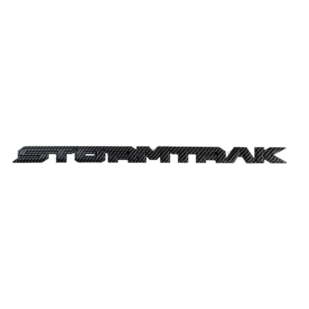 Stormtrak Lettering Badge - (Carbon Look)
