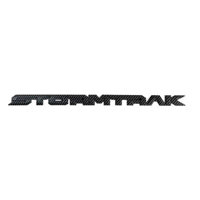Stormtrak Lettering Badge - (Carbon Look)