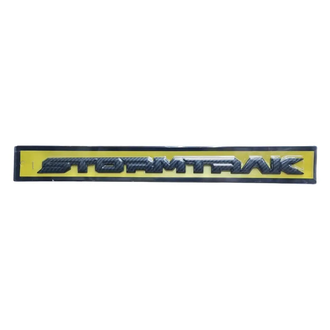 Stormtrak Lettering Badge - (Carbon Look)