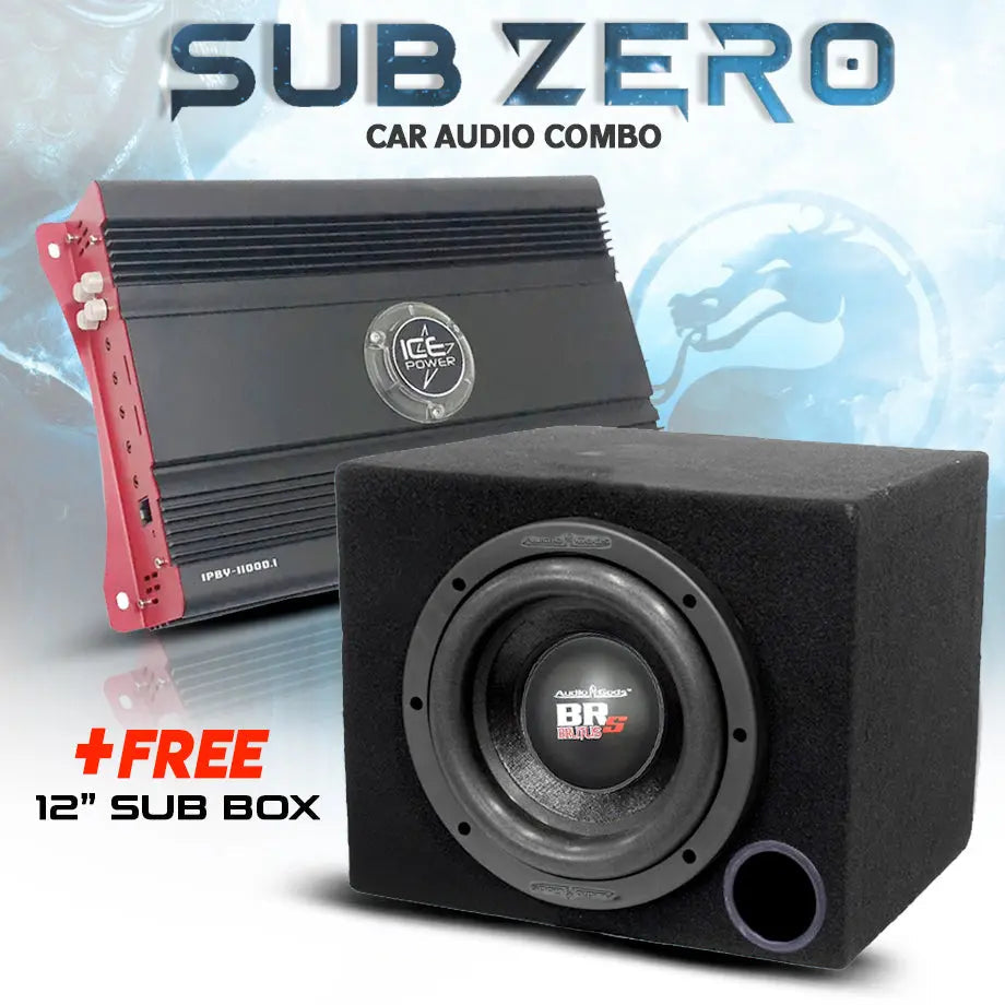 Sub-Zero Car Audio Combo +FREE Sub Box