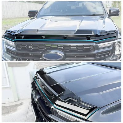 Suitable To Fit -  Ranger Next Gen (22-On) Off-Road Gravel Bonnet Guard - Matte Black