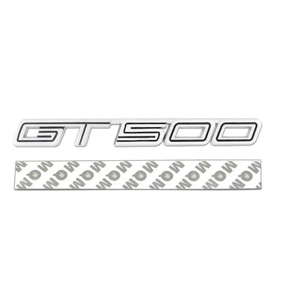 Suitable To Fit - Mustang GT500 Fender Emblem Badge (Black)