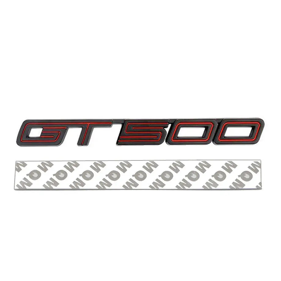 Suitable To Fit - Mustang GT500 Fender Emblem Badge (Black)