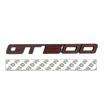 Suitable To Fit - Mustang GT500 Fender Emblem Badge (Black)