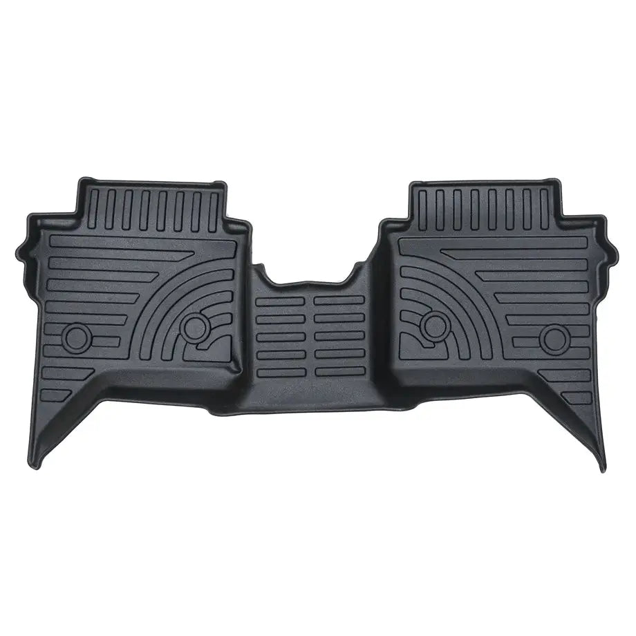 Suitable To Fit - Ranger Next Gen (22-On) Double-Cab Moulded TPE Rubber Floor Mats (3-Piece)