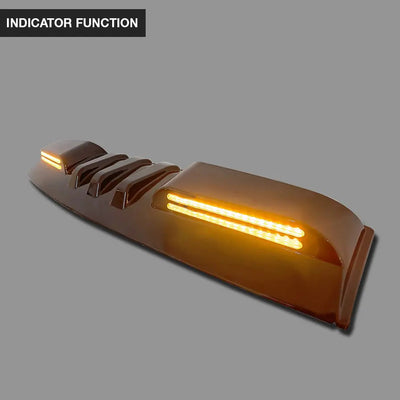 Suitable To Fit - Ranger Next Gen (22-On) Gloss Black Dual Function DRL LED Roof Spoiler Light