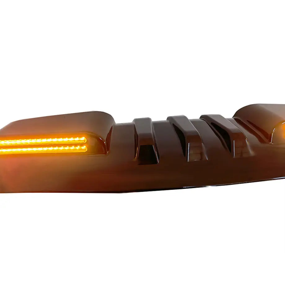 Suitable To Fit - Ranger Next Gen (22-On) Gloss Black Dual Function DRL LED Roof Spoiler Light