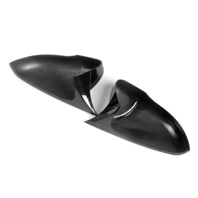 Suitable To Fit - VW Golf 6 Gloss Black Wing Style Stick-On Mirror Covers