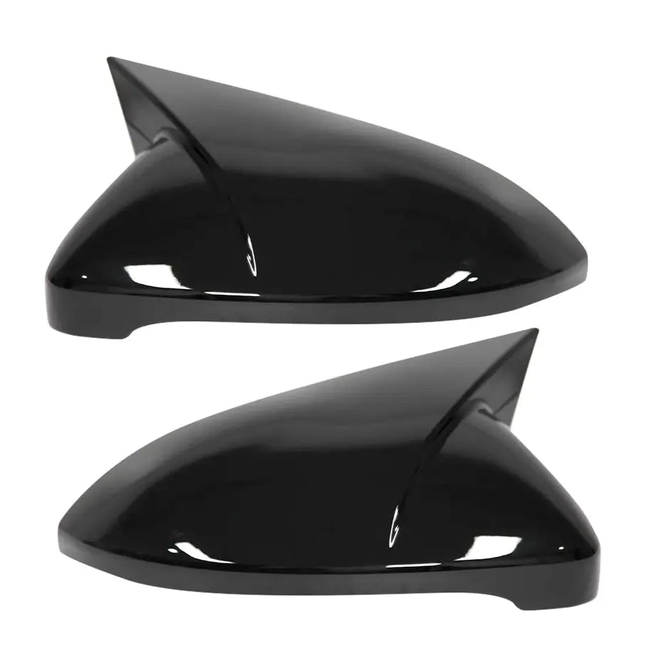 Suitable To Fit - VW Golf 7 / 7.5 Gloss Black Wing Style Stick-On Mirror Covers