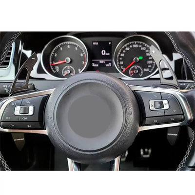 Suitable To Fit - VW Golf 7 GTI / R Aluminium Paddle Shift Extensions (Black)