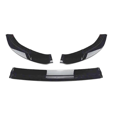 Suitable To Fit - VW Golf 7 GTI Gloss Black Kersher Style 3-Piece Front Spoiler