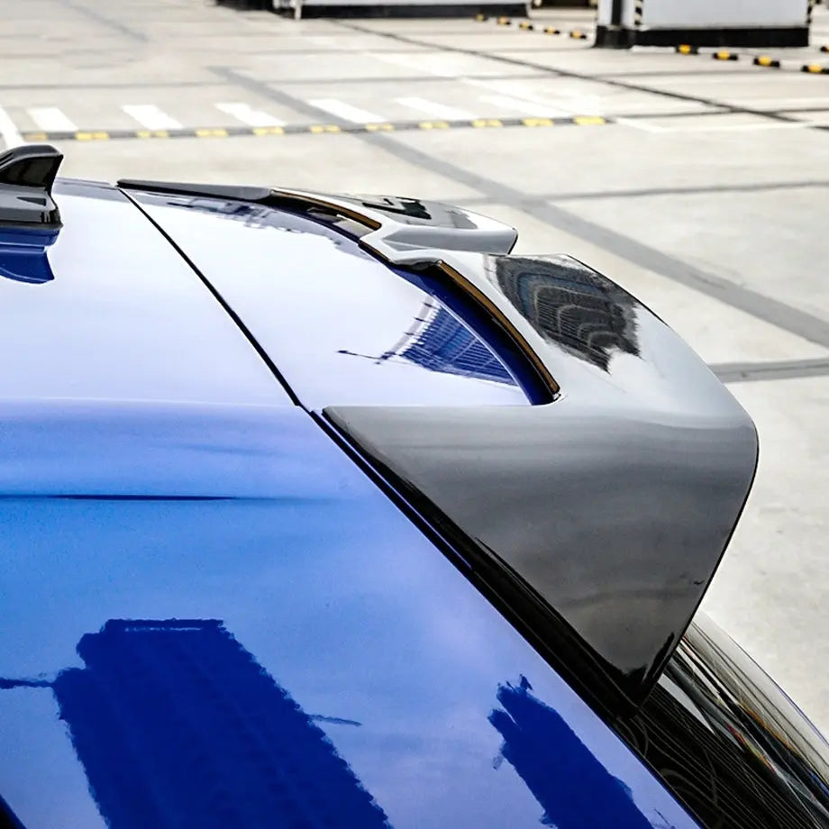 Suitable To Fit - VW Golf 8 GTI (21-On) Oettinger Style Gloss Black Plastic Roof Spoiler