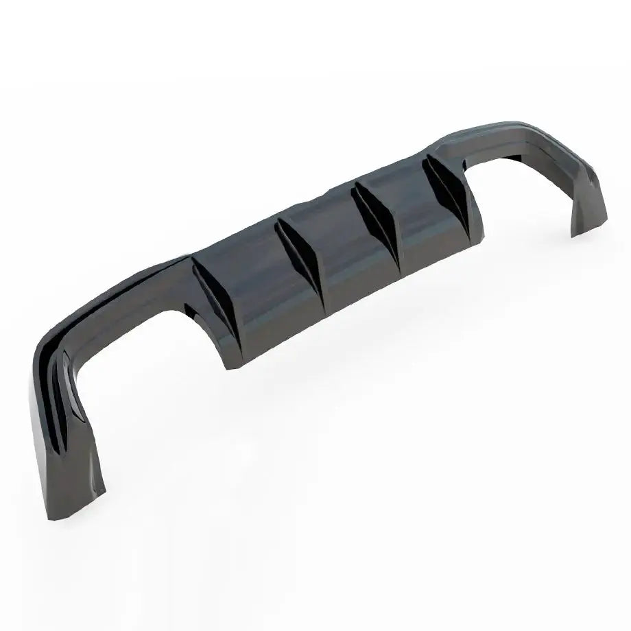 Suitable To Fit - VW Golf 8R Maxton V2-Style Gloss Black Diffuser