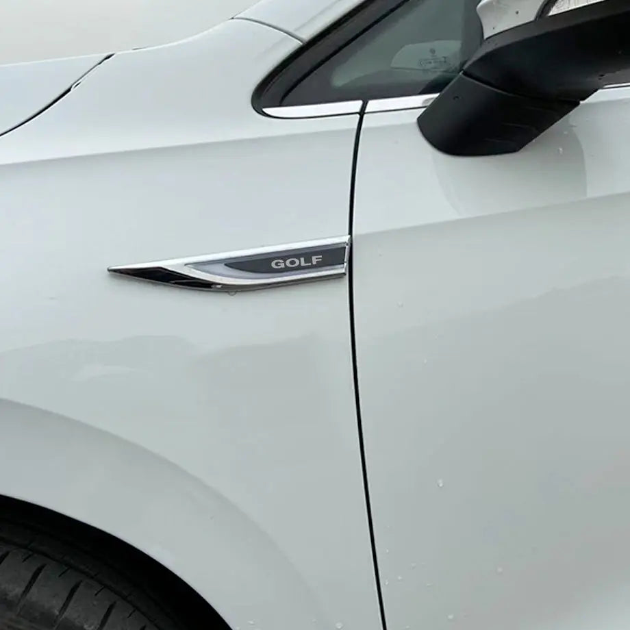 Suitable To Fit - VW Golf LED Light Up Side Fender Badge (Pair)