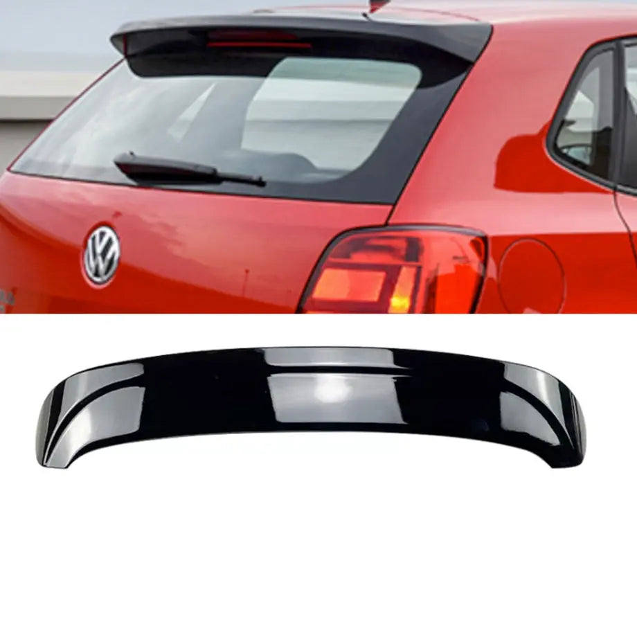 Suitable To Fit - VW Polo 6 GT Style Gloss Black Roof Spoiler