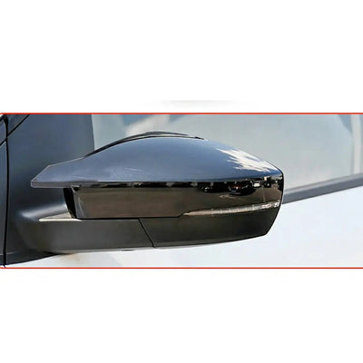 Suitable To Fit - VW Polo 6 Gloss Black Wing Style Clip-On Mirror Covers (10-On)