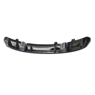 Suitable To Fit - VW Polo 9N3 / Vivo Gloss Black Diffuser With Dummy Exhaust