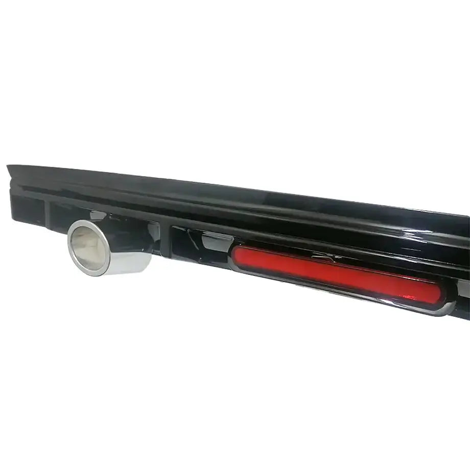 Suitable To Fit - VW Polo 9N3 / Vivo Gloss Black LED Diffuser With Dummy Exhaust