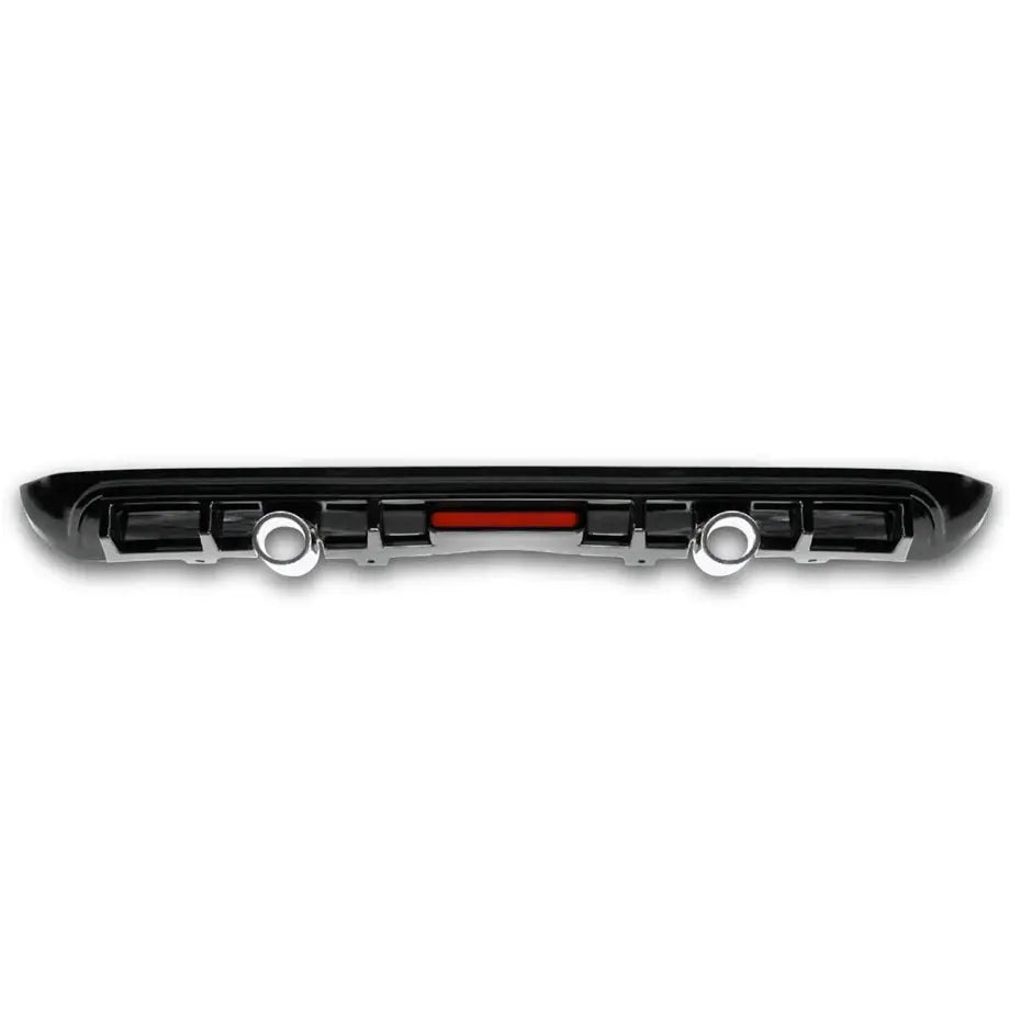 Suitable To Fit - VW Polo 9N3 / Vivo Gloss Black LED Diffuser With Dummy Exhaust