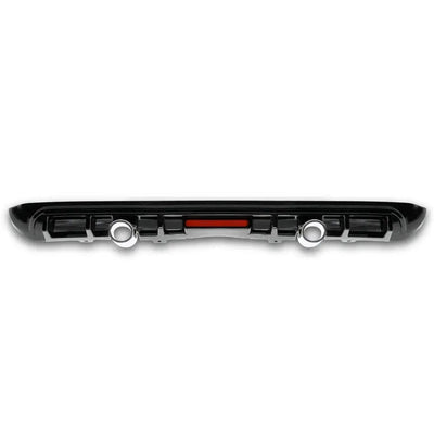 Suitable To Fit - VW Polo 9N3 / Vivo Gloss Black LED Diffuser With Dummy Exhaust
