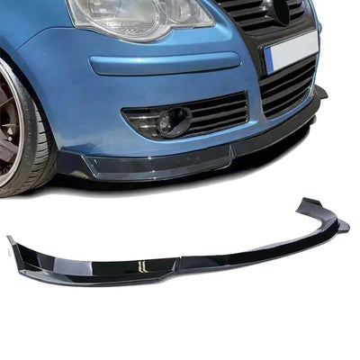 Suitable To Fit - VW Polo 9N3 (05-09) Gloss Black 3-Piece Front Spoiler