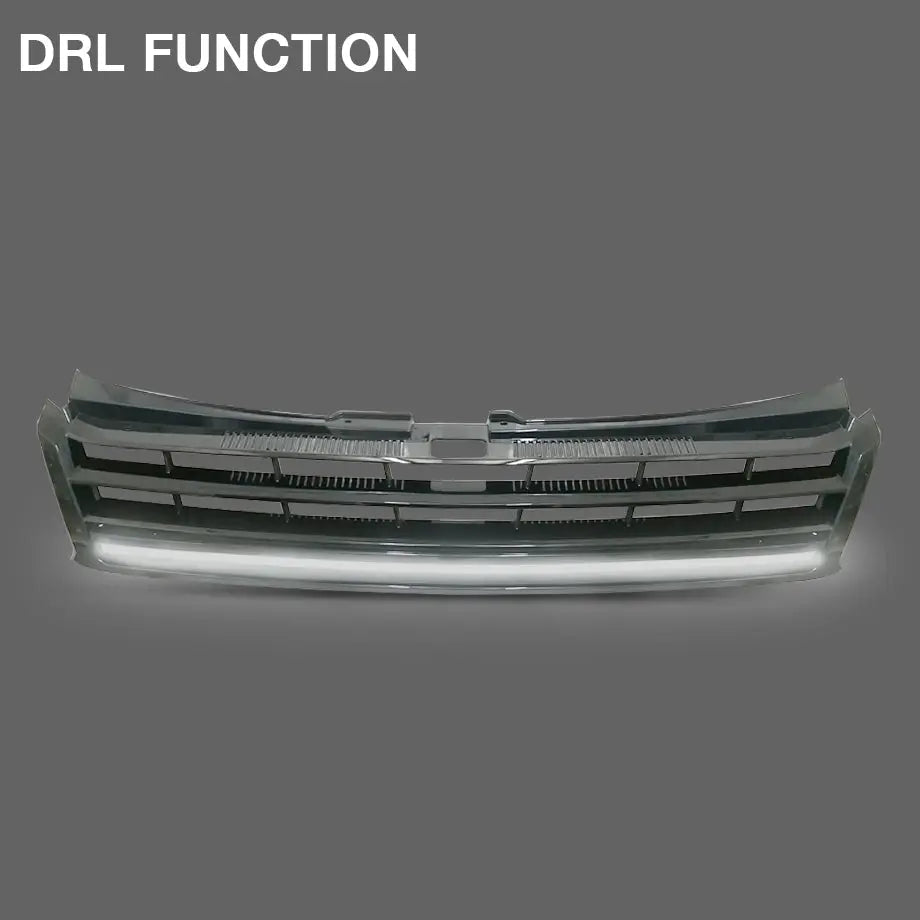 Suitable To Fit - VW Polo Vivo (10-18) De-Badged Dual-Function LED Grille