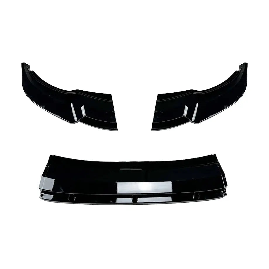 Suitable To Fit - VW Tiguan R / R-Line (21-On) Gloss Black 3-Piece Front Spoiler