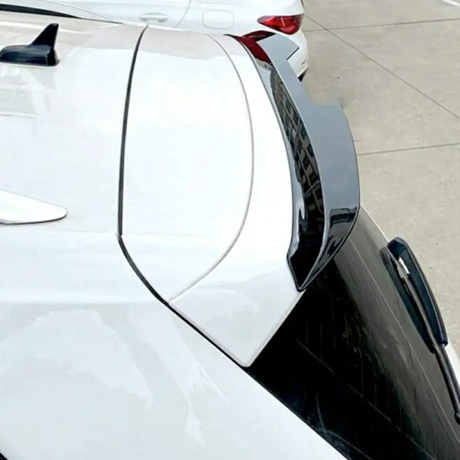 Suitable To Fit - VW Tiguan R / R-Line (21-On) Maxton Style Gloss Black Roof Spoiler Extension