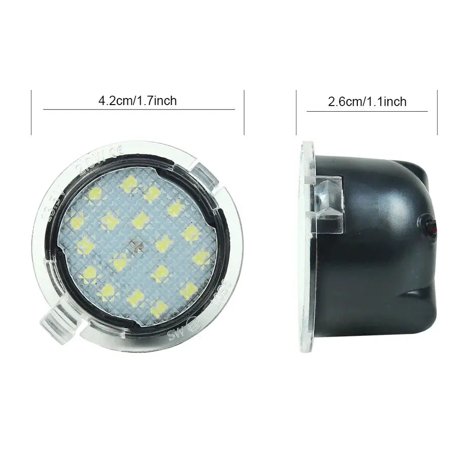 Suitable To Fit - Everest (15-20) Side Mirror LED Puddle Light