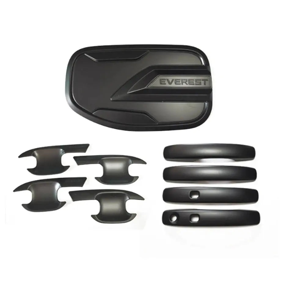 Suitable To Fit - Everest (23-On) Matte Black Accessory Trim Kit (15-Piece)