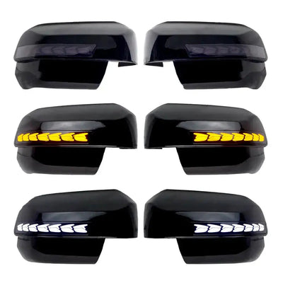 Suitable To Fit - Next Gen Everest (22-On) Gloss Black Sequential LED Mirror Covers