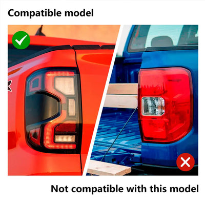 Suitable To Fit - Ranger Next Gen Wildtrak / Raptor (22-On) Taillight Surrounds