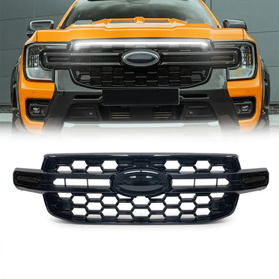 Suitable To Fit - Ranger Next Gen (22-On) Gloss Black DRL LED Upgrade Grille