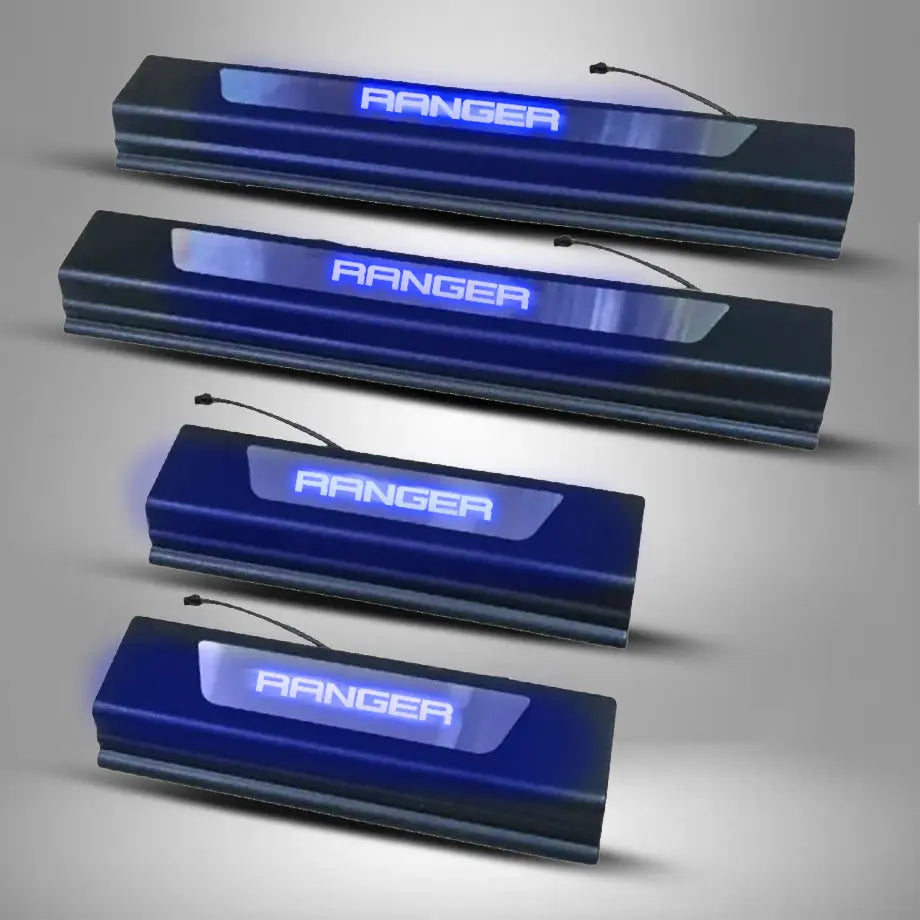 Suitable To Fit - Ranger Next Gen (22-On) LED Light Up Door Sill With Ranger Logo