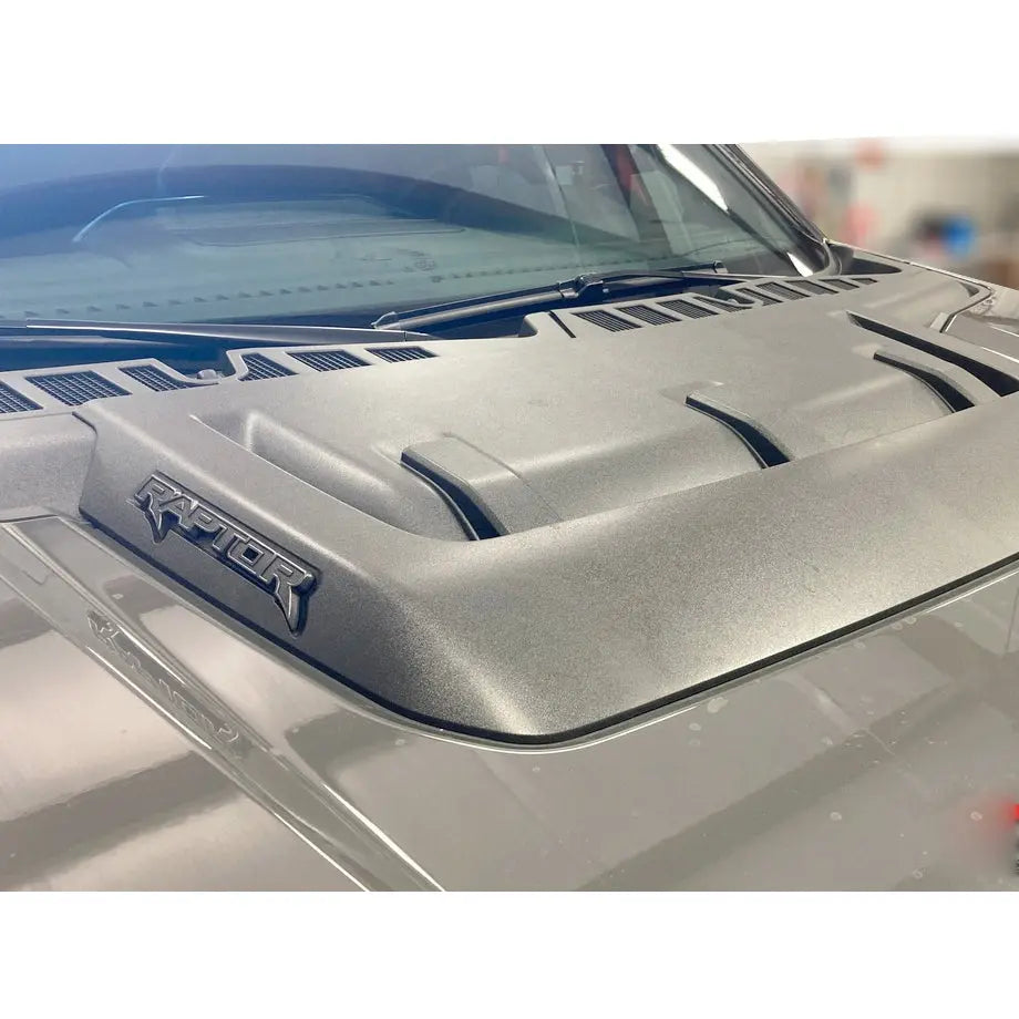 Suitable To Fit -  Ranger Next Gen (22-On) Raptor Style 3-Piece Plastic Bonnet Scoop