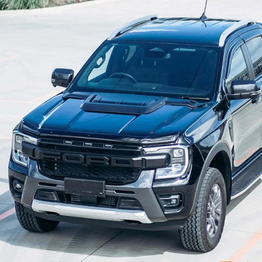 Suitable To Fit -  Ranger Next Gen (22-On) Raptor Style 3-Piece Plastic Bonnet Scoop