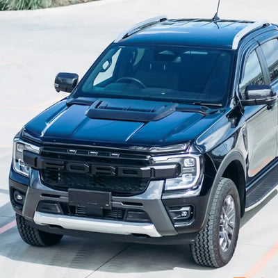 Suitable To Fit -  Ranger Next Gen (22-On) Raptor Style 3-Piece Plastic Bonnet Scoop